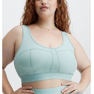 FABLETICS blue waffle bra! Plus size 2XL